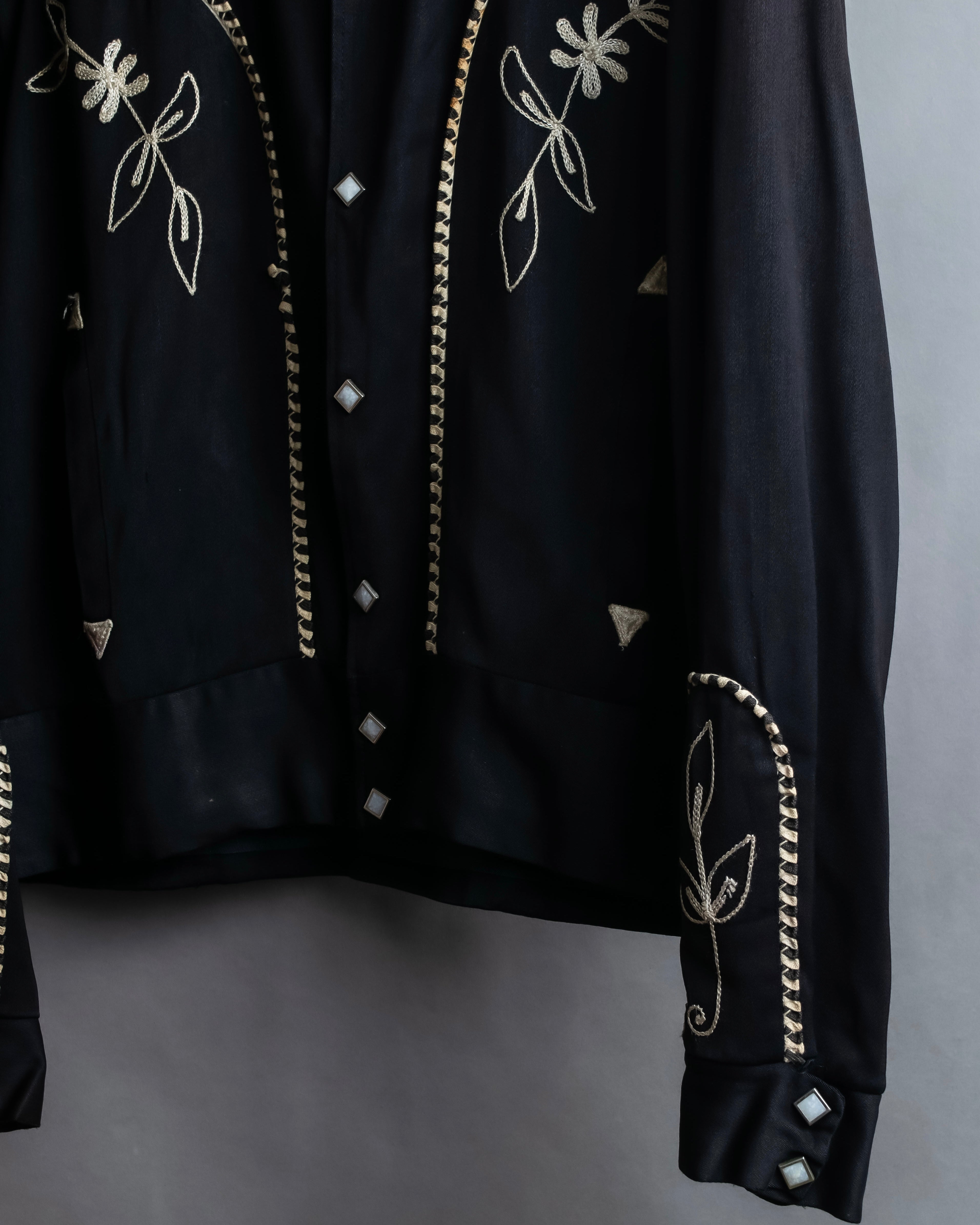 "Vintage Western detail shirt jacket"