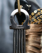 "Ferragamo" Gancini motif five row bracelet