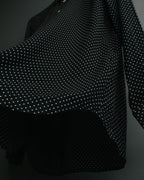 "CELINE" 2010's-2020's Polka dot viscose long sleeve shirt