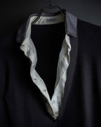 "BRUNELLO CUCINELLI" Layered shirt docking design knit pullover