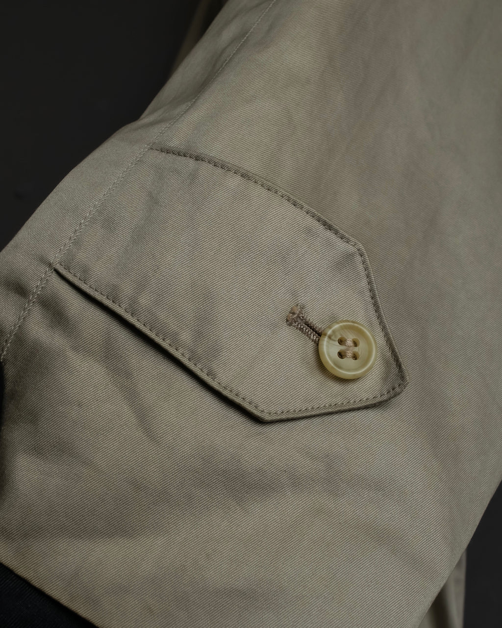 "BURBERRYS" Classic military detail maxi length trench coat