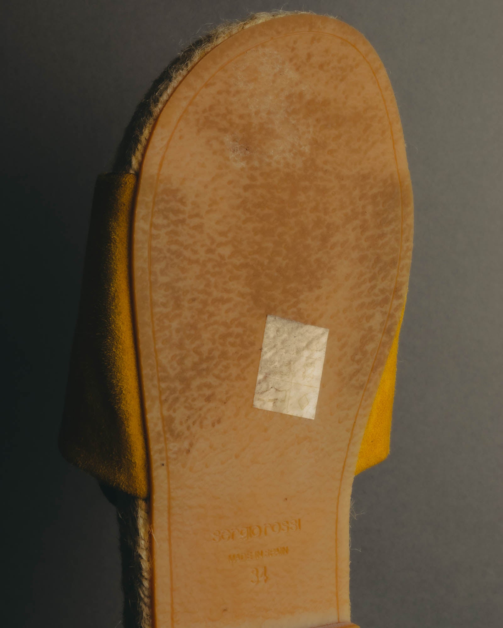 “Sergio Rossi” 2017-2023 suede sr1 espadrille slide sandals