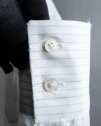 "CHRISTIAN DIOR MONSIEUR"
 Wide spread color royal order white shirt