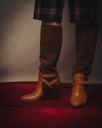 -SPECIAL- “Ralph Lauren” 2010’s-20’s Sareena washed vachetta long boots