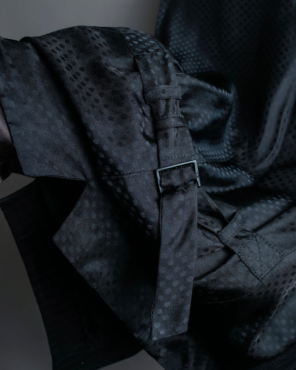 "DOLCE & GABBANA" Pattern switching peak lapel gilet