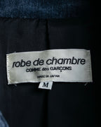 "Comme des garçons robe de chambre" Beautiful velour double half coat