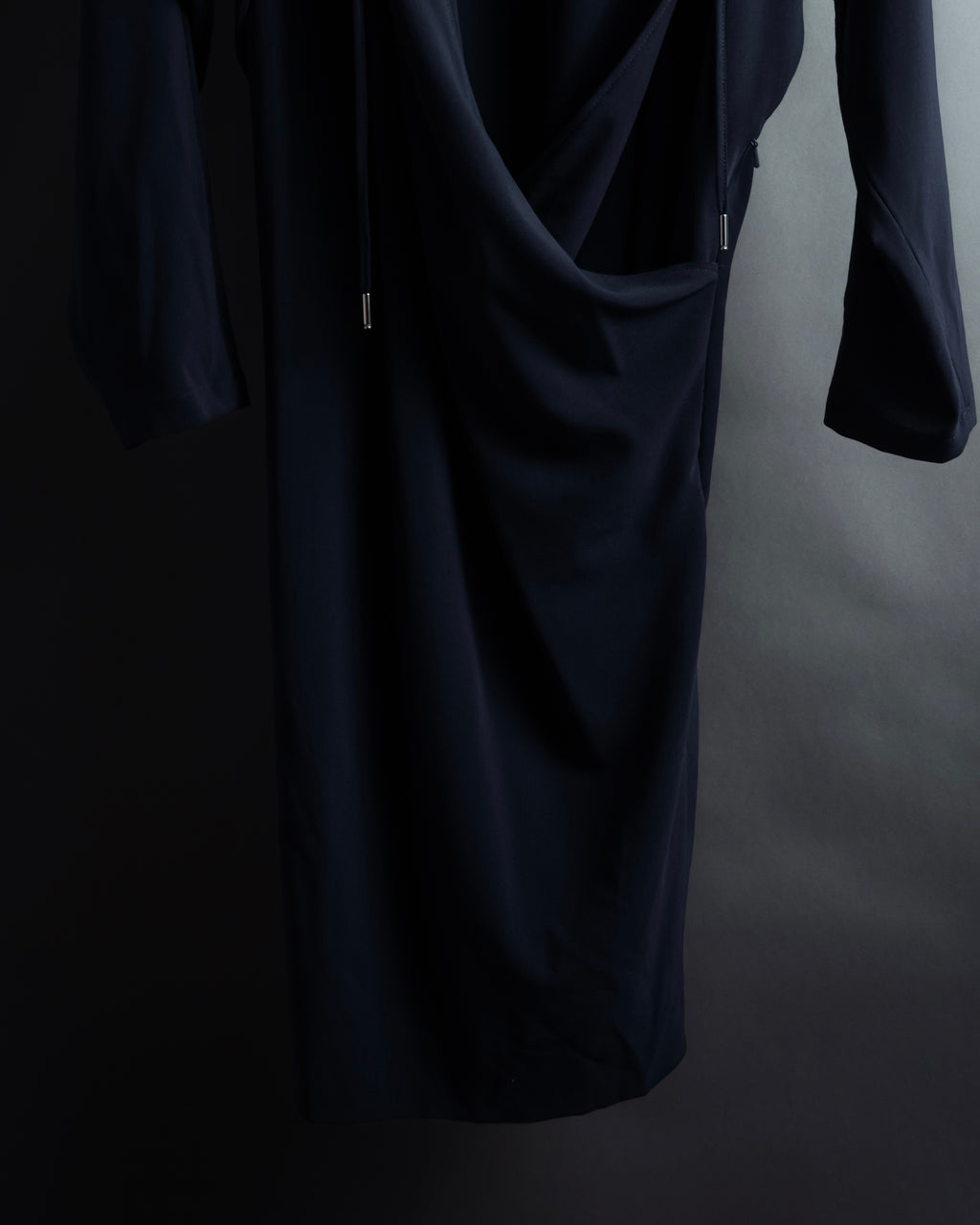 "Max Mara" Draping design hooded coat