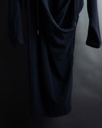 "Max Mara" Draping design hooded coat