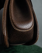 -SPECIAL- "GUCCI"  1980-1986's Inherited model grained leather bamboo bag