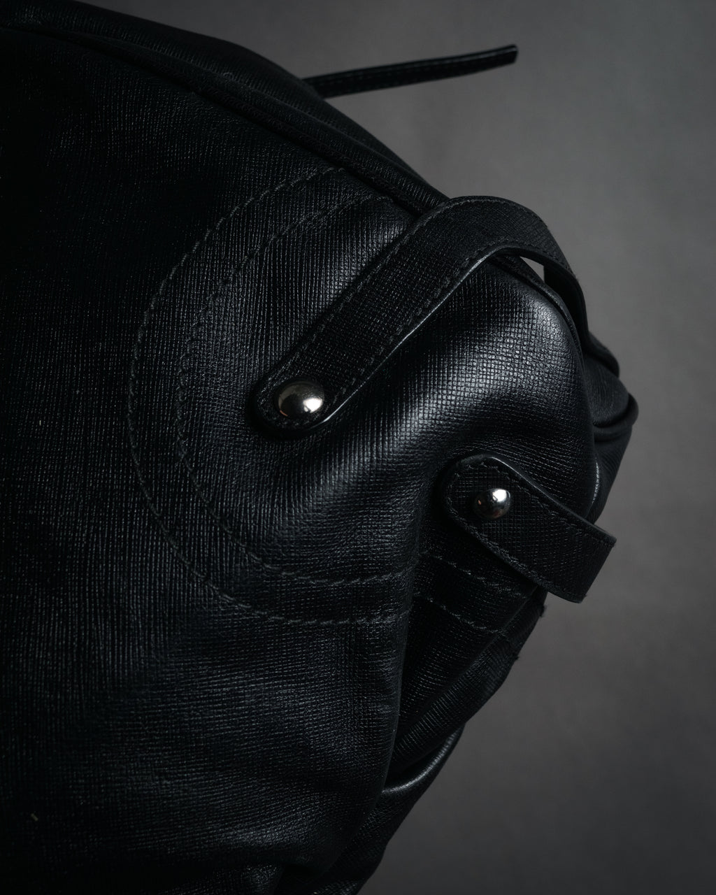 “Salvatore Ferragamo” 90’s-00’s wicker gancini leather handbag