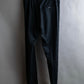 "MAISON MARGIELA" Side cross fringe design wool tapered slacks