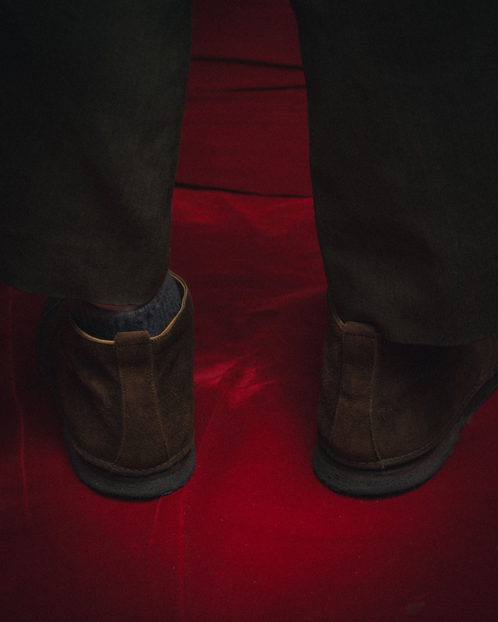-SPECIAL- “HERMÈS” 1998-2003 Suede square toe chukka boots