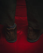 -SPECIAL- “HERMÈS” 1998-2003 Suede square toe chukka boots