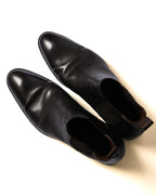 CARMINA Shoemaker/ Beautiful Box-Calf Leather Chelsea Boots Dark Brown