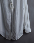 "Acne" Ribbon slit back design shirt