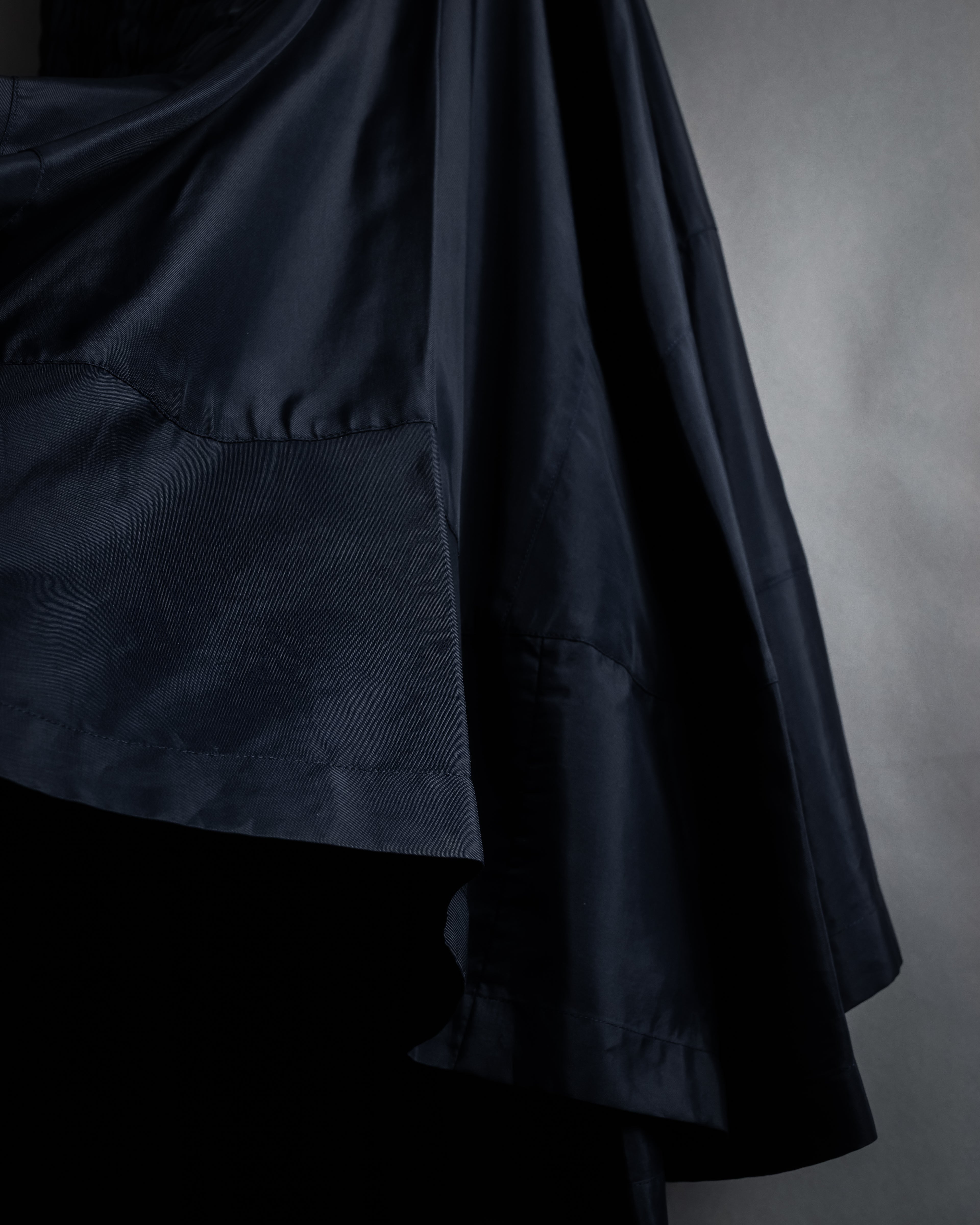 "COMME des GARÇONS" 90SS triacetate smocked asymmetric skirt