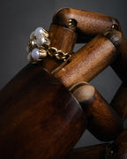 “GUCCI“ 2015-2022 Pearl flower chain ring