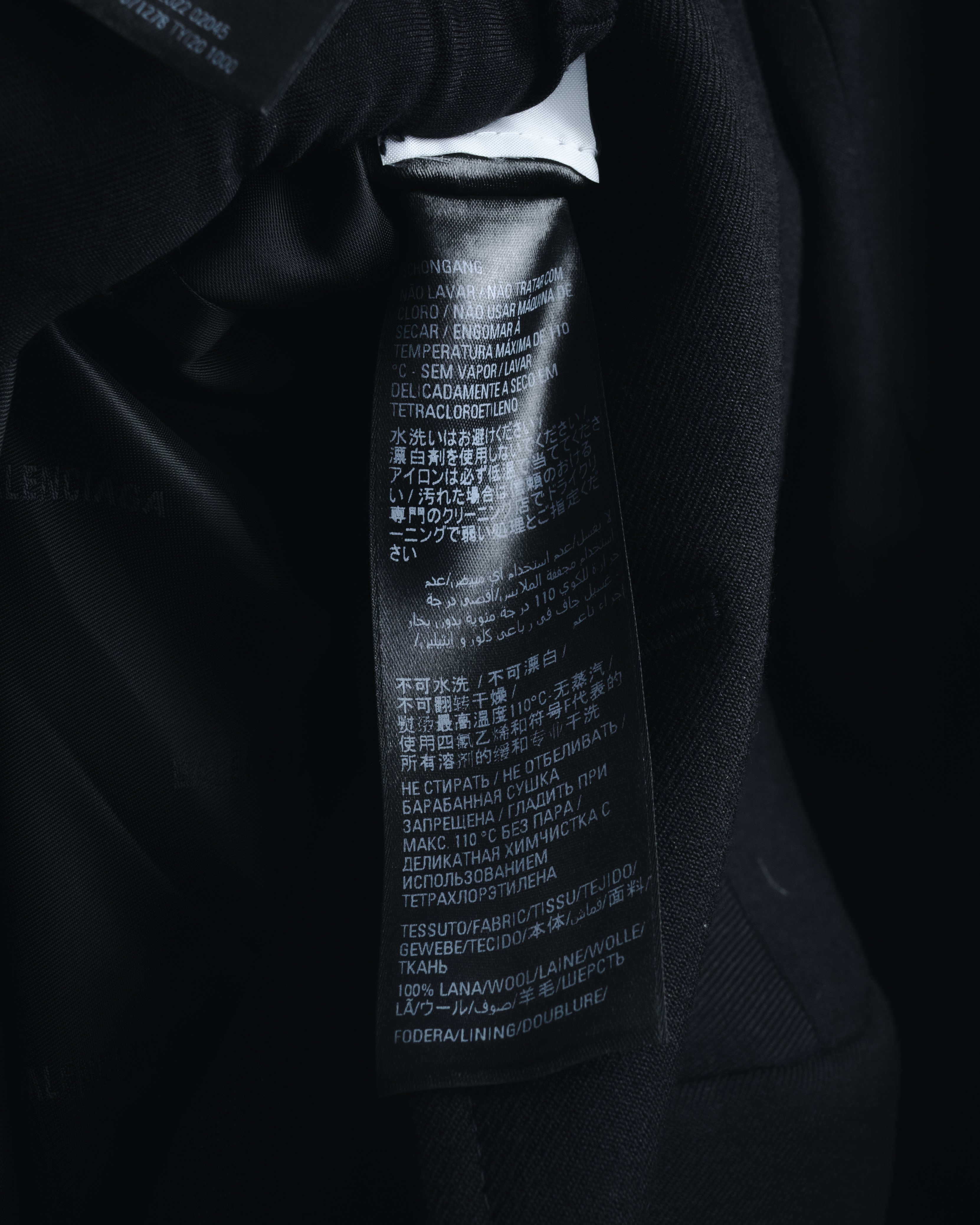 "BALENCIAGA" 2022SS hourglass tailored wardrobe jacket