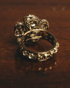 -SPDCIAL- “CHANEL” 99AW Repeated logo oval medallion ring