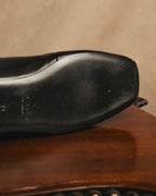 -SPECIAL- "JIL SANDER" 10's Sculptural gathered toe leather ankle boots