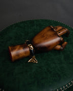 “LOEWE” 2008-2013 leather wrapped chain bracelet