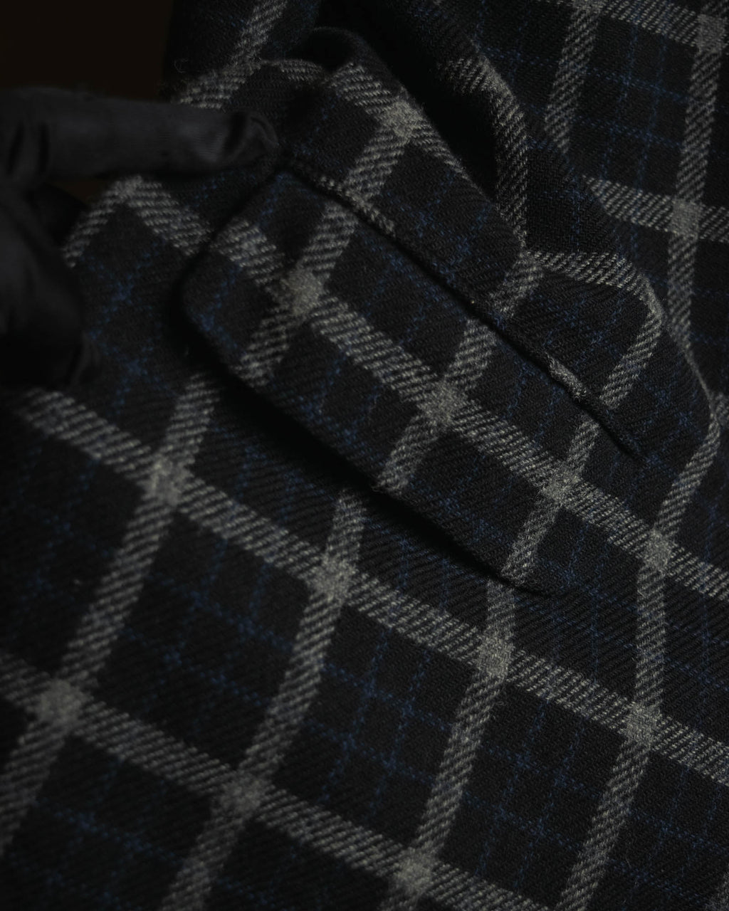 "COMME des GARÇONS HOMME"
90's Oversized wool checked tailored jacke