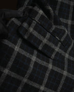 "COMME des GARÇONS HOMME"
90's Oversized wool checked tailored jacke