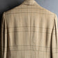 "Christian Dior" Glen check pattern beautiful shape tailored jacket