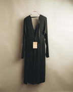 "BURBERRY" 2010's-20's Pleated silk midi dress