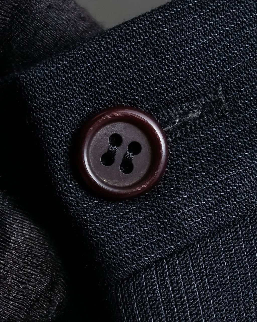 "GIORGIO ARMANI" Beautiful drape navy wool set up