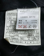 "GUCCI" Notch drop shaped tailored jacket & tapered silhouette slacks stripe set up