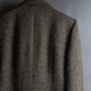 "Yves Saint Laurent Rive Gauche"
Fly front tweed chester coat