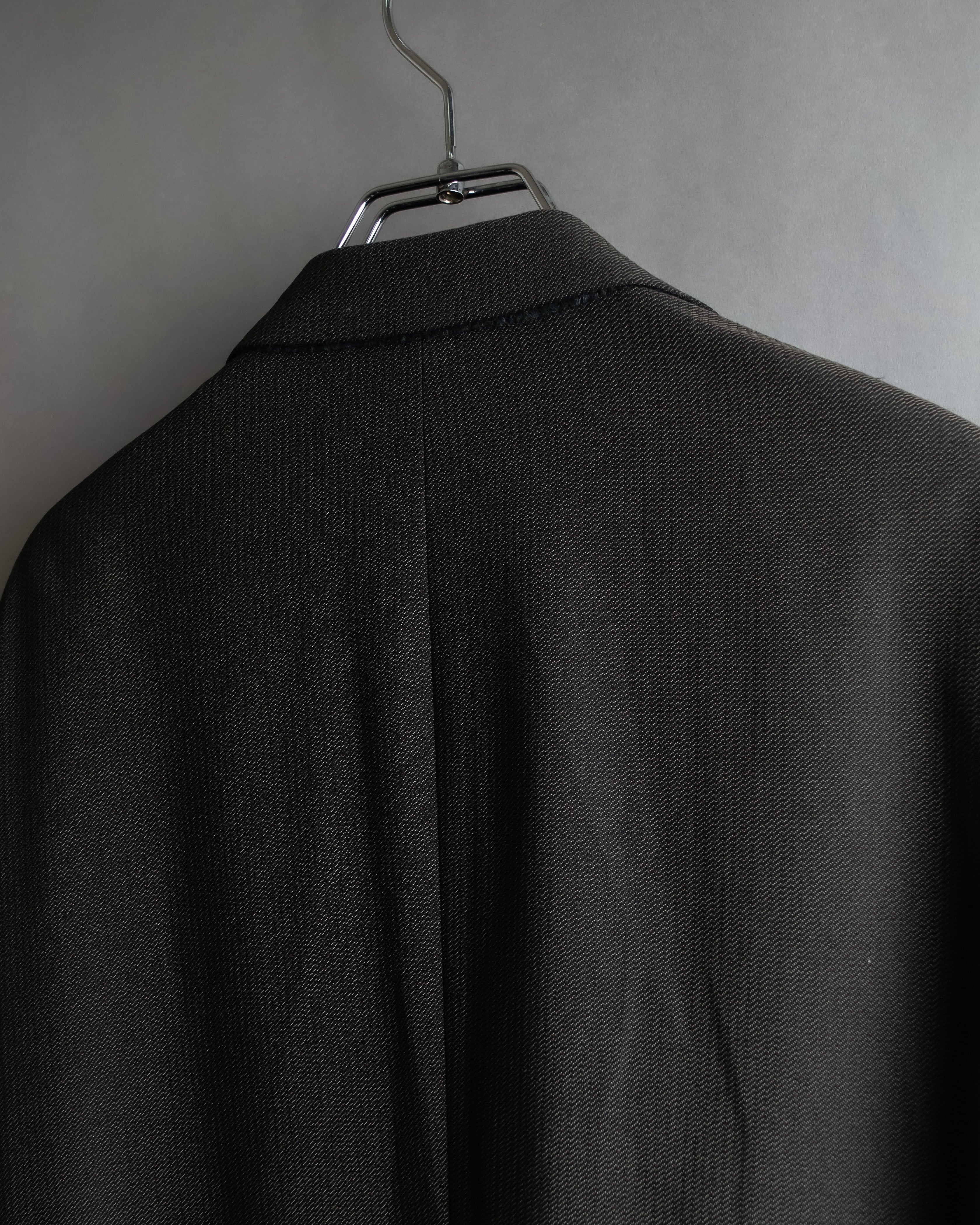 "GIORGIO ARMANI" 90's Oversized brown tailored jacket