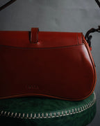–SPECIAL– "PRADA" 90’s-00’s Minimal strap flap shoulder bag
