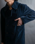 "Comme des garçons robe de chambre" Beautiful velour double half coat