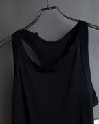 "YOHJI YAMAMOTO FEMME" 13SS
Shoulder cutting sleeveless pullover