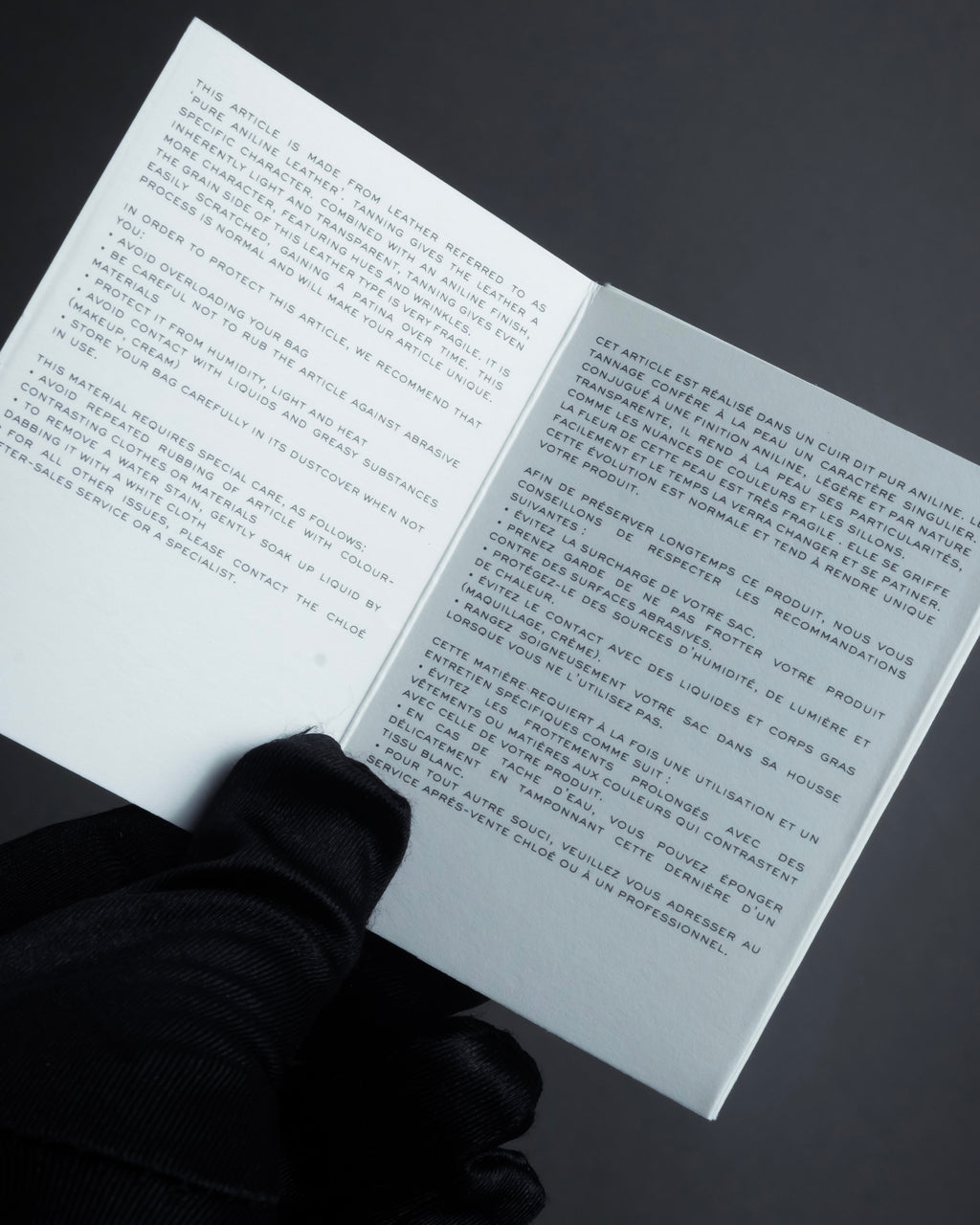 "Chloe" Georgia double flap design leather bag