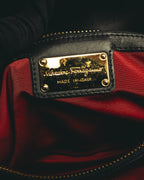 "Salvatore Ferragamo" 00's Quilted leather shoulder bag