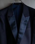 "CHRISTIAN DIOR MONSIEUR" Satin switching design tuxedo dress set up