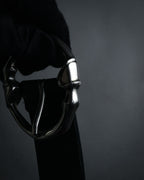 “GUCCI” 1996-2001 Horse leg leather belt