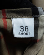 "BURBERRYS" Traditional detail double-breasted stand color trench coat