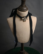 –SPECIAL– “SAINT LAURENT”
2013-2016 Cross star silk ribbon choker