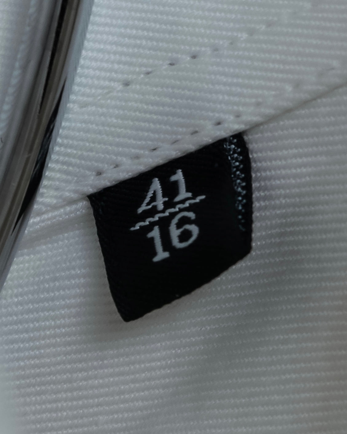 "GUCCI" Slightly glossy cotton white shirt