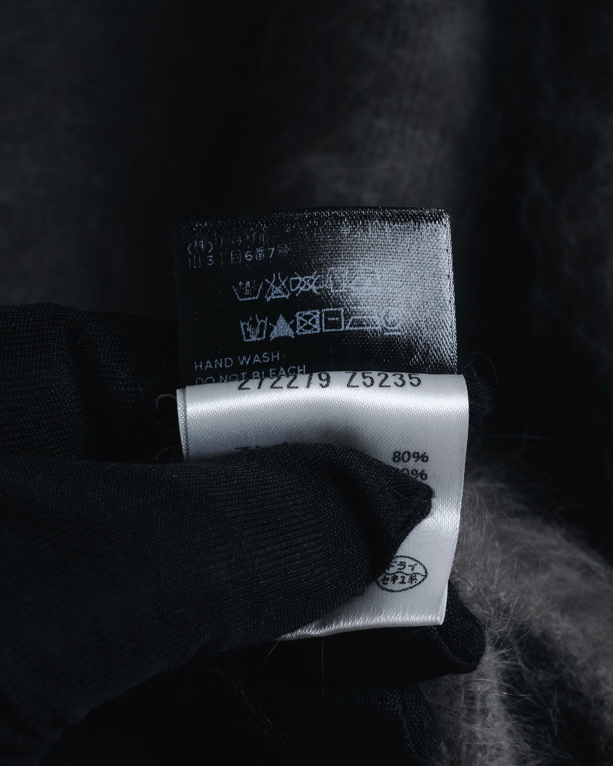 "GUCCI" 2010-11 angora blend brushed crewneck knit