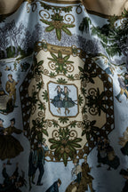 "HERMES" Carré 90 Joies d’Hiver Winter Pleasures silk scarf