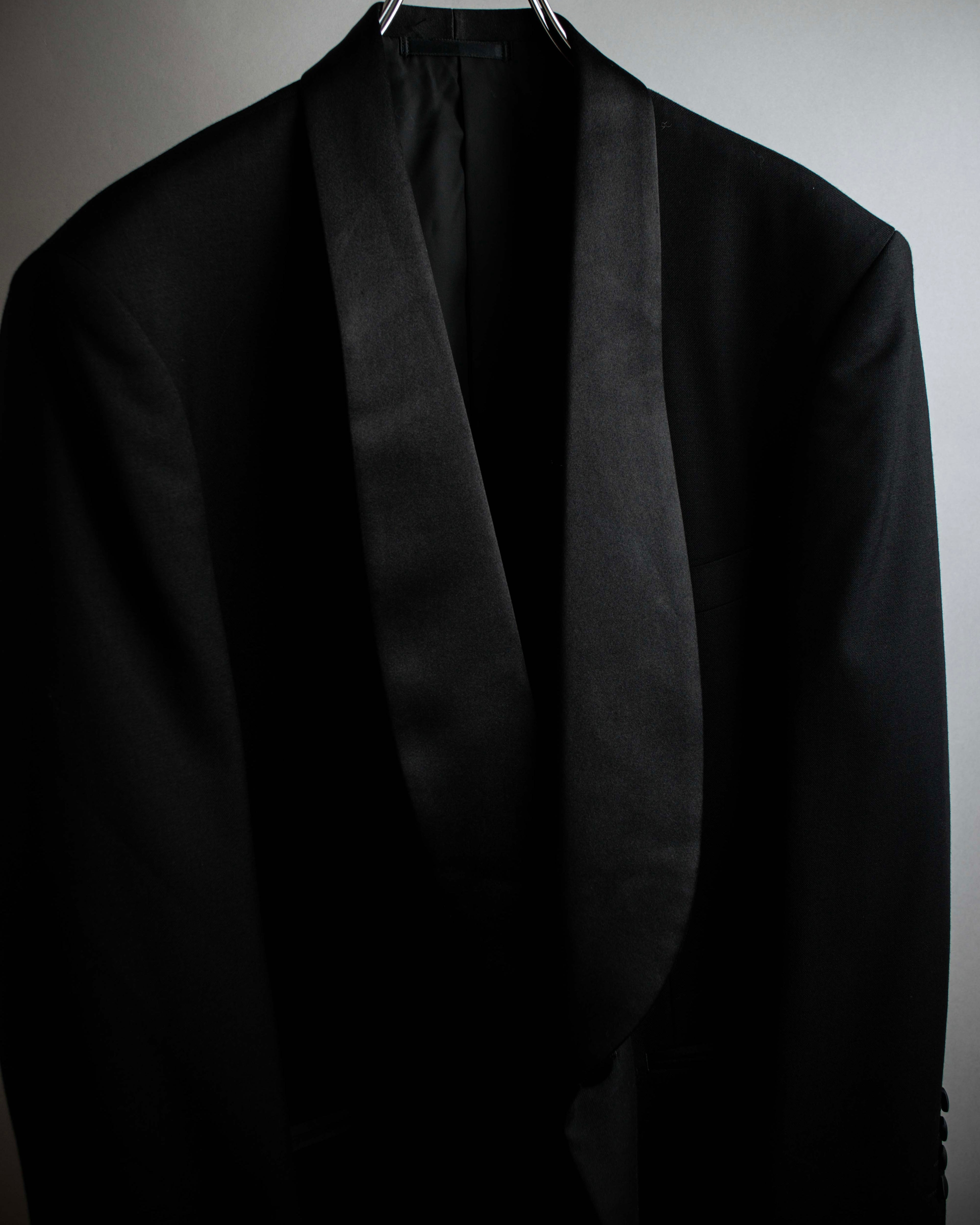 "CHRISTIAN DIOR MONSIEUR" Classical tailored Zegna base satin tuxedo set up