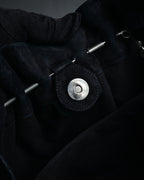 “Salvatore Ferragamo“ 90’s-00’s Suede gancini chain shoulder bag