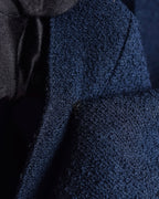 "VALENTINO" Wool boucle concealed front tailored jacket