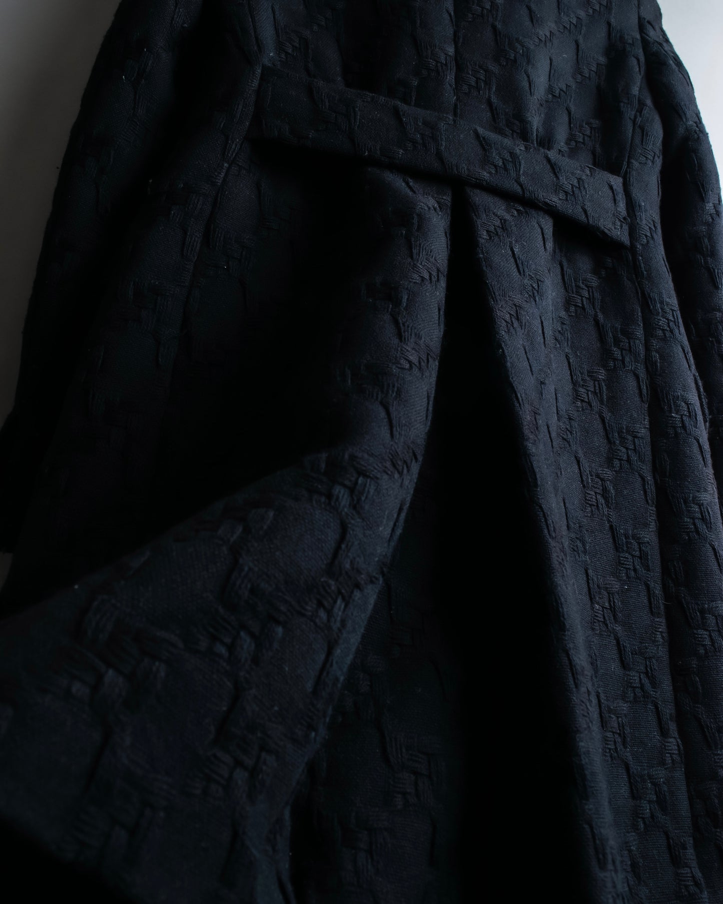 "MIU MIU" dimensional woven stand up collar coat