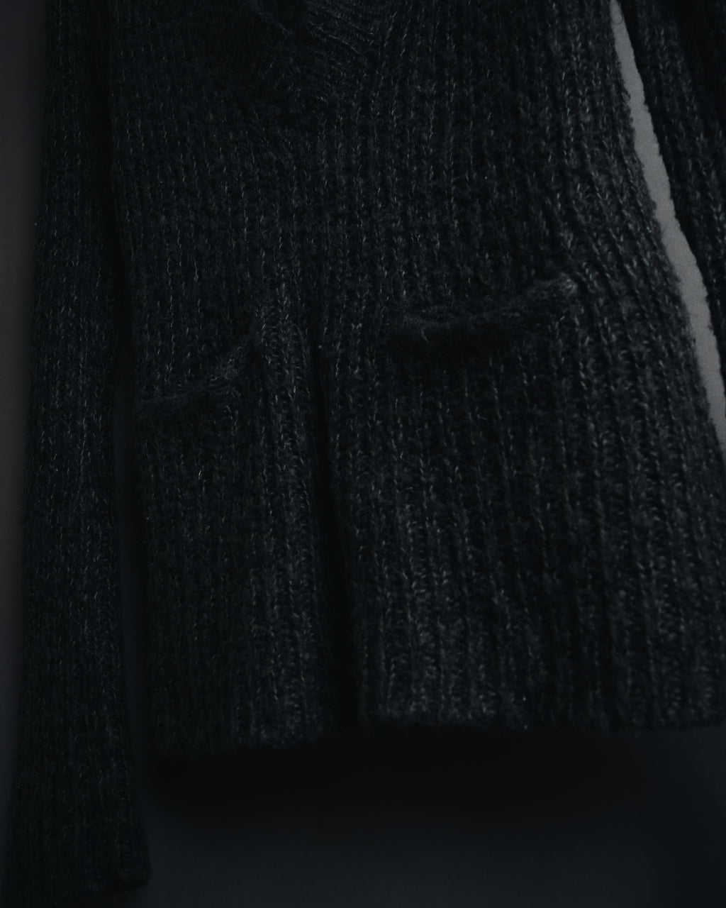 "THE ORIGINAL ARIZONA JEAN COMPANY" 00’s Deep v ribbed belted pocket knit